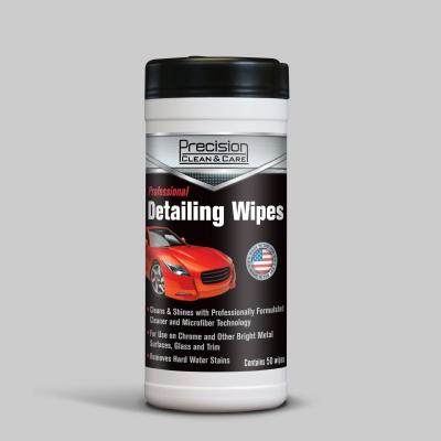 Precision Clean & Care Detailing Wipes